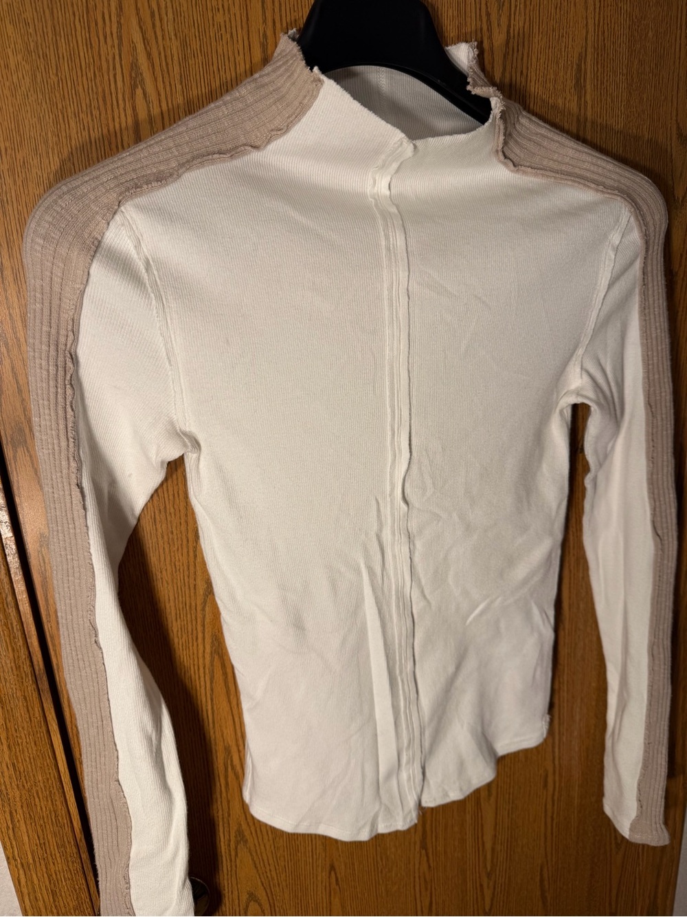 We The Free by Free People Cleo Ribbed Turtleneck Long Sleeved Top - Picture 4 of 7